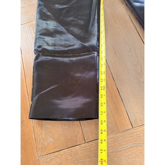 Alden Adair Metallic High Waisted Trousers Womens Large Black NWT - Picture 6 of 6